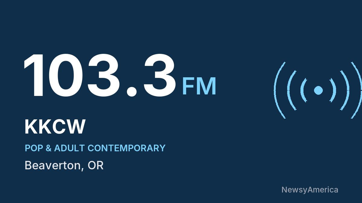 KKCW 103.3 FM – Beaverton