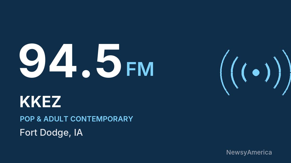 KKEZ 94.5 FM – Fort Dodge