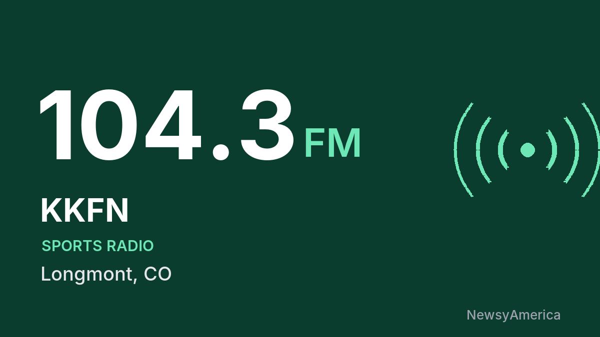 KKFN 104.3 FM – Longmont