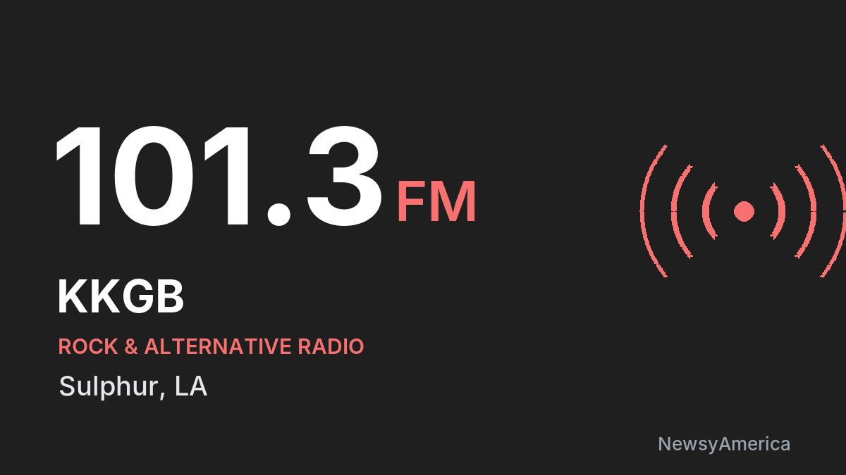 KKGB 101.3 FM – Sulphur