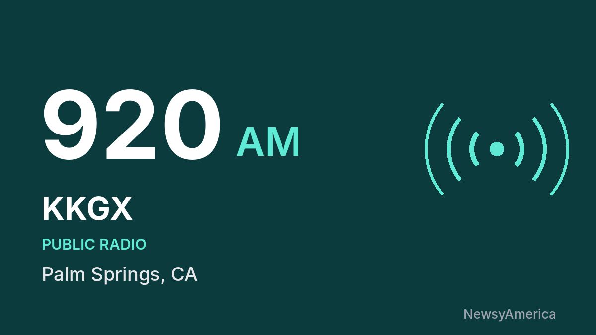 KKGX 920 AM – Palm Springs