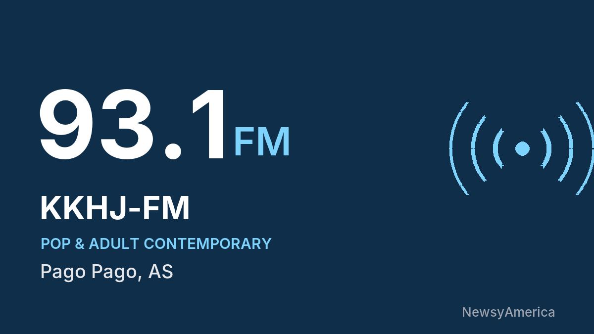 KKHJ-FM 93.1 FM – Pago Pago