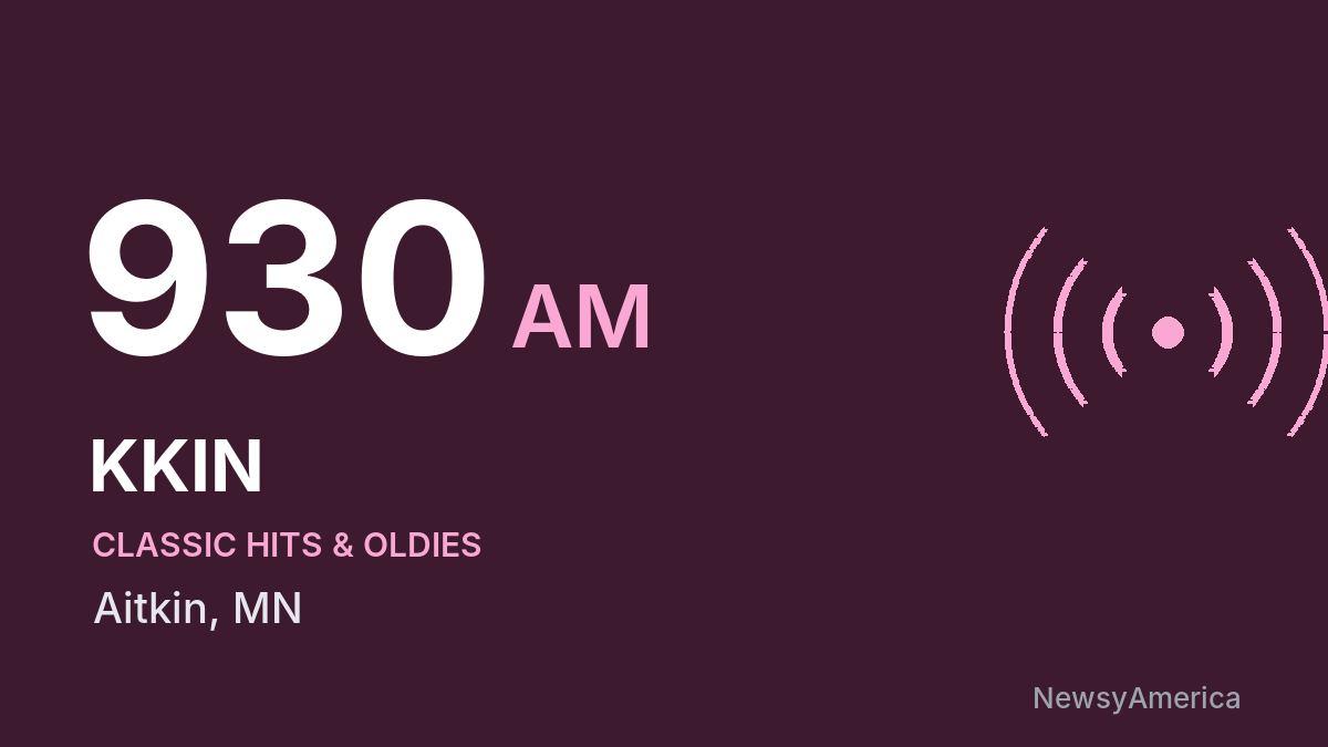 KKIN 930 AM – Aitkin