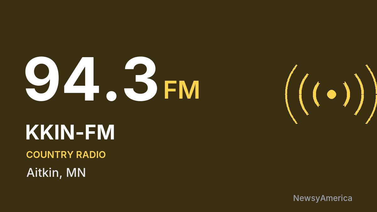 KKIN-FM 94.3 FM – Aitkin
