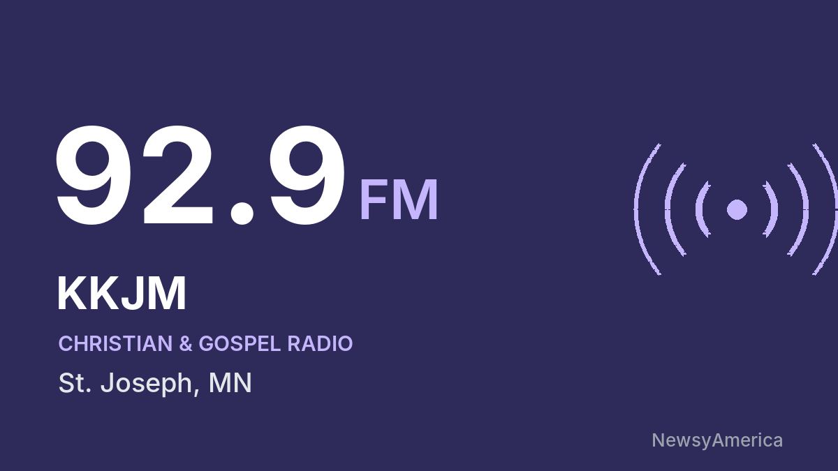 KKJM 92.9 FM – St. Joseph