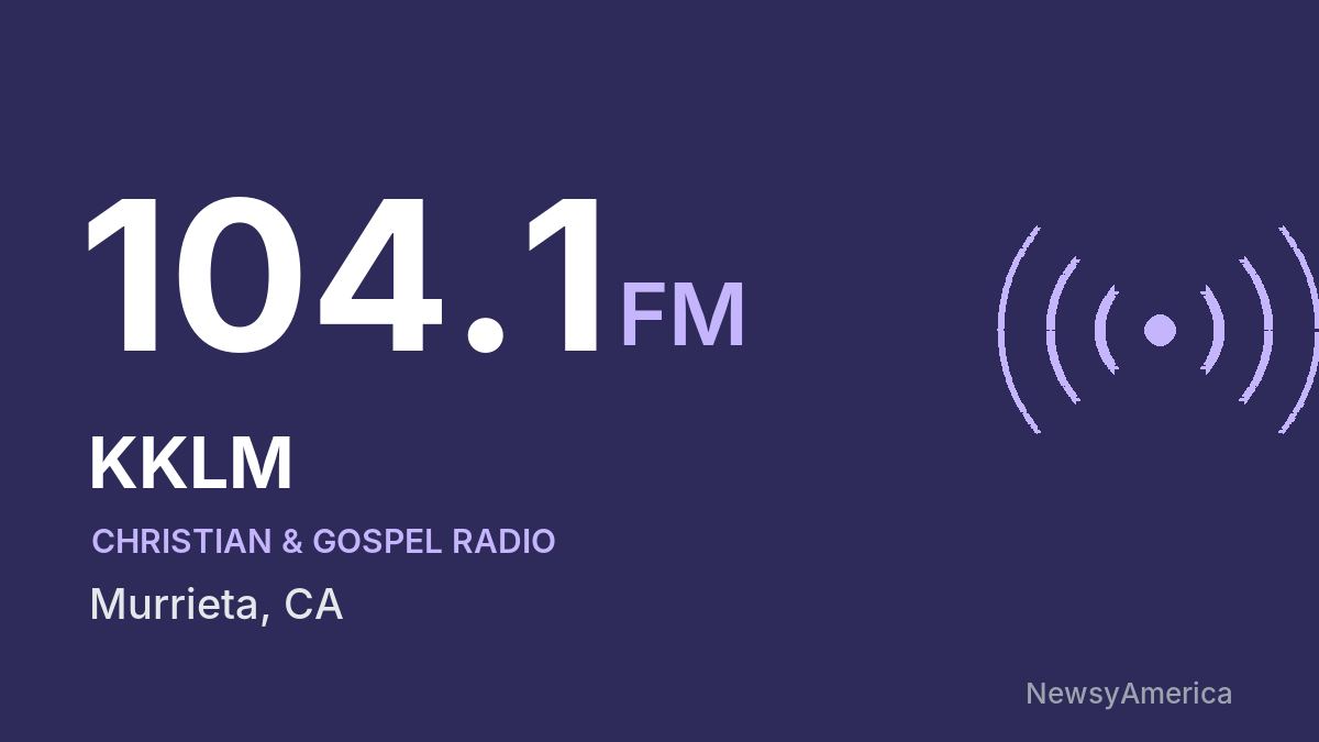 KKLM 104.1 FM – Murrieta