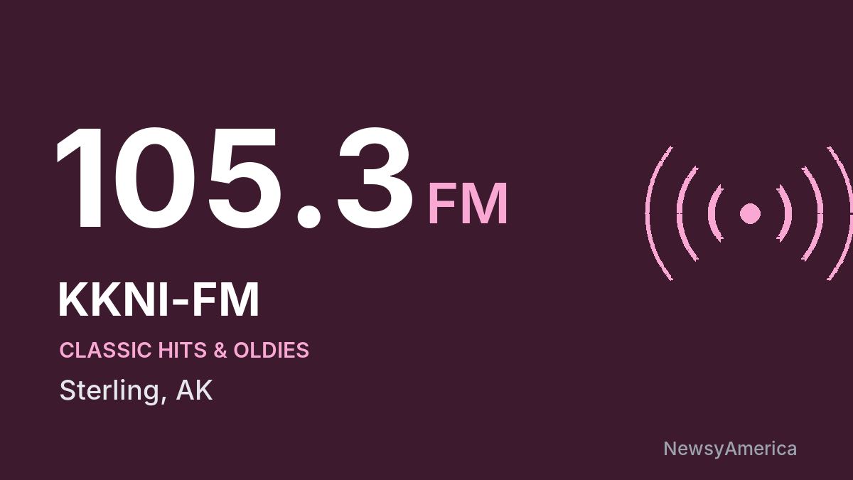 KKNI-FM 105.3 FM – Sterling