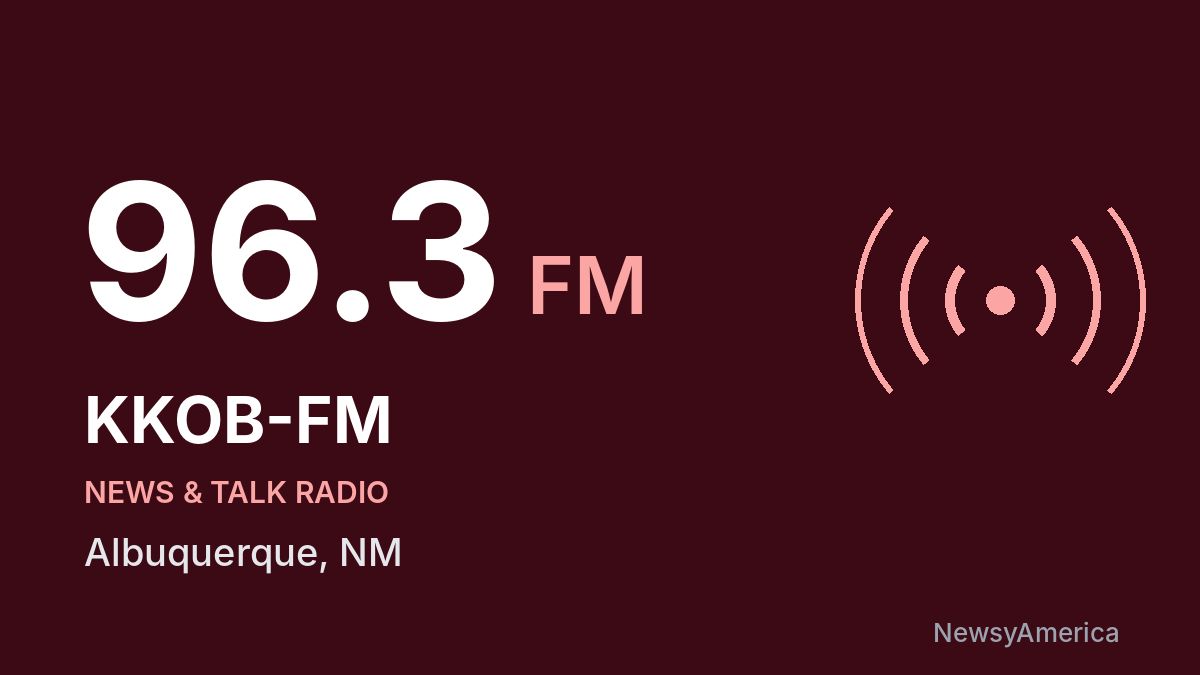 KKOB-FM 96.3 FM – Albuquerque
