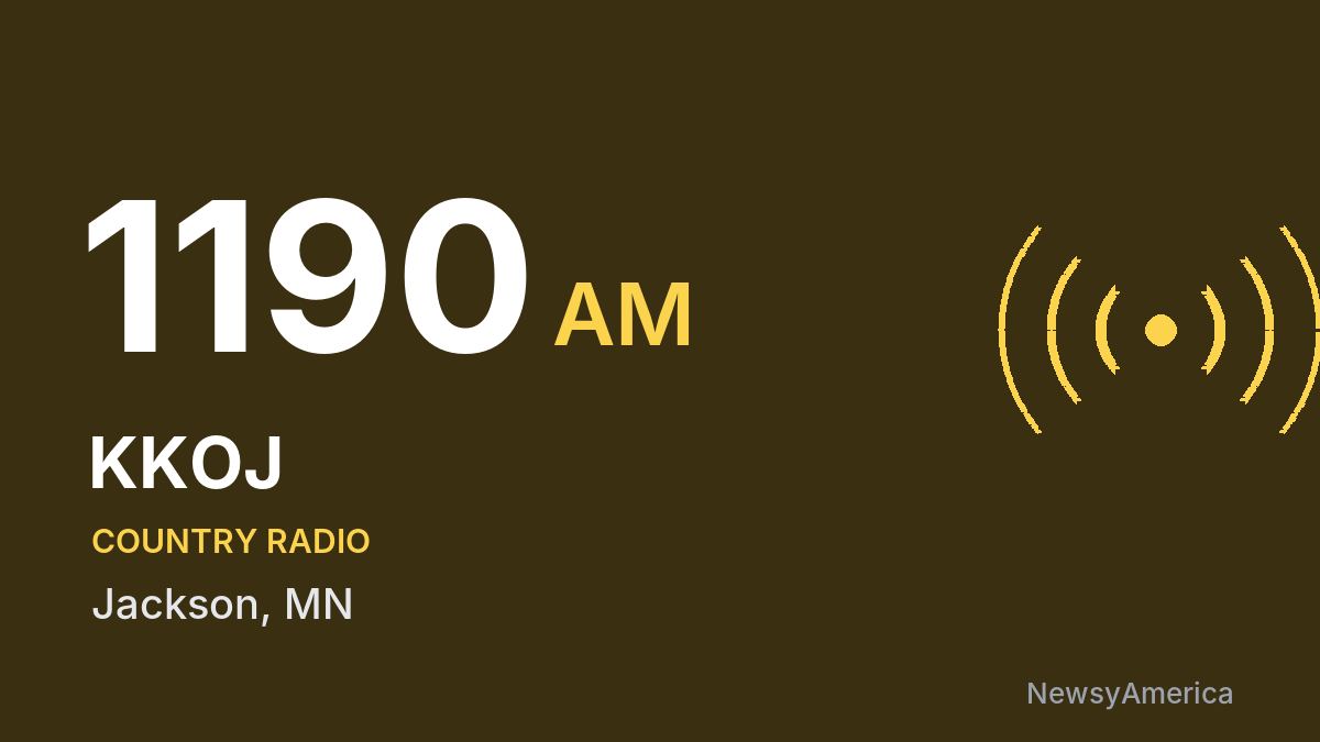 KKOJ 1190 AM – Jackson