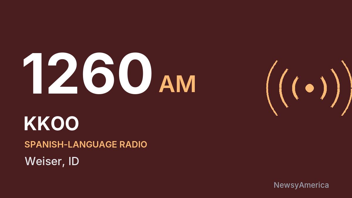 KKOO 1260 AM – Weiser