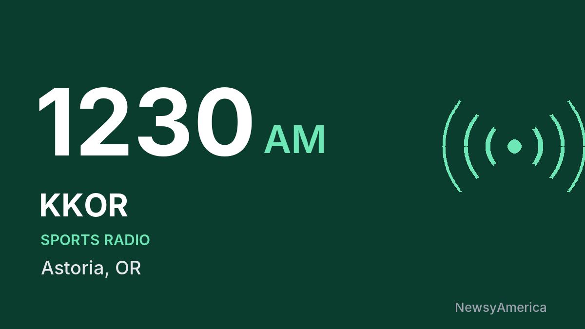 KKOR 1230 AM – Astoria
