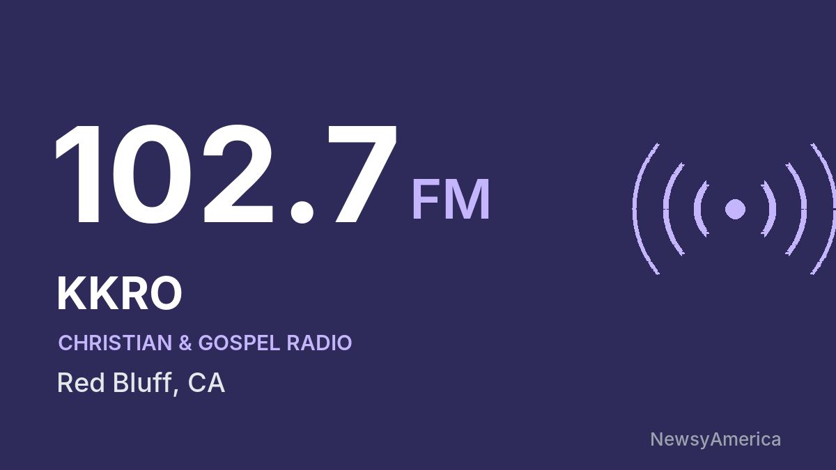 KKRO 102.7 FM – Red Bluff
