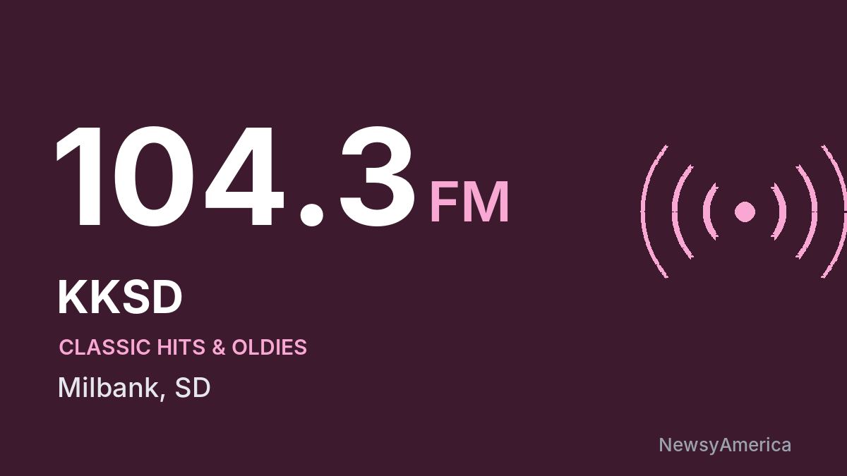 KKSD 104.3 FM – Milbank