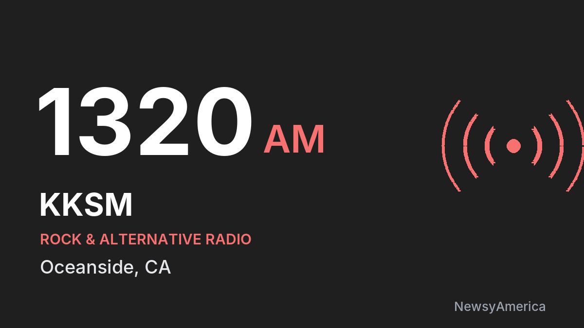 KKSM 1320 AM – Oceanside