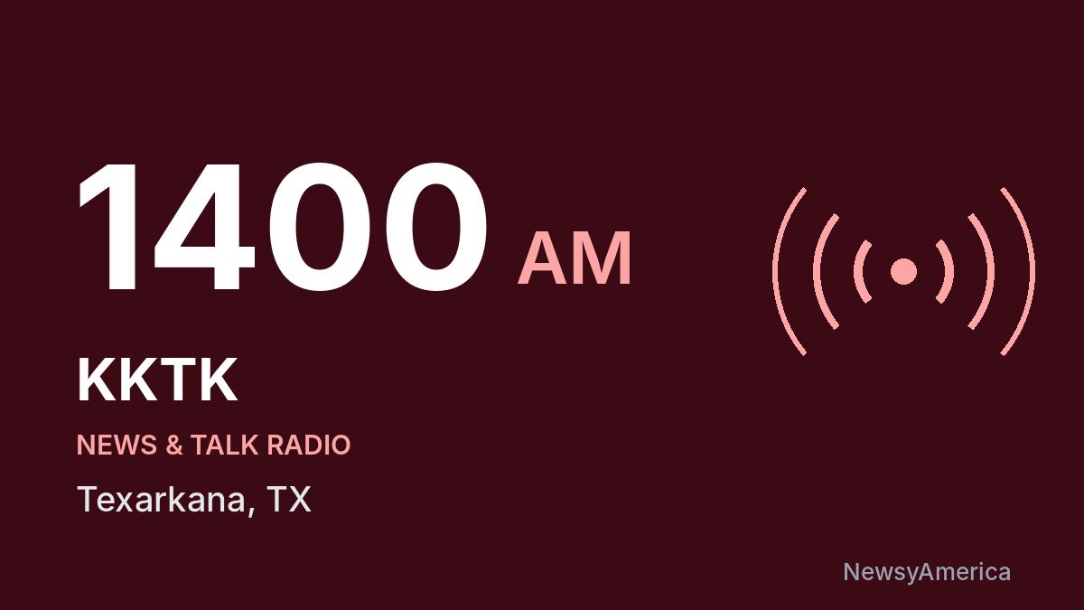 KKTK 1400 AM – Texarkana