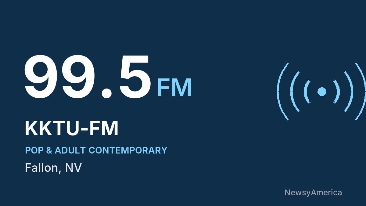 KKTU-FM 99.5 FM – Fallon