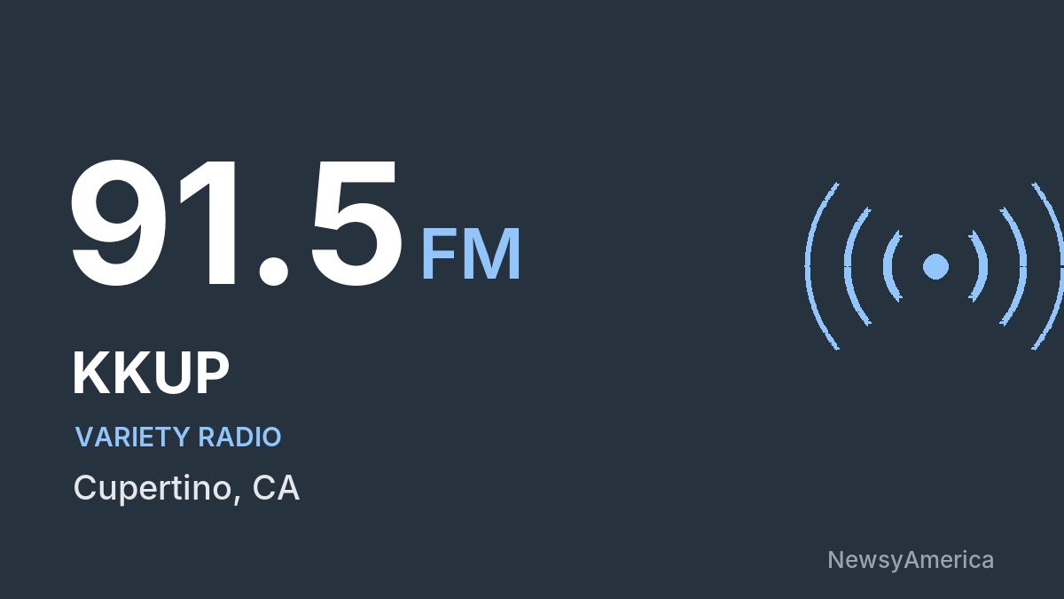 KKUP 91.5 FM – Cupertino