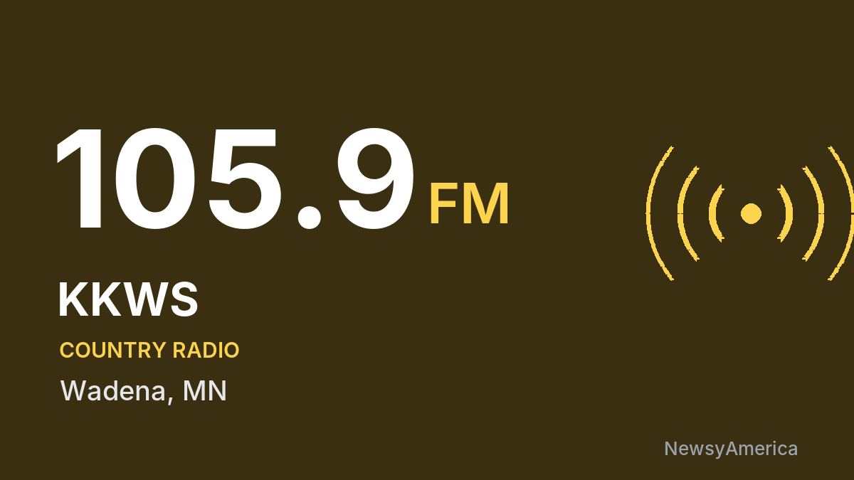 KKWS 105.9 FM – Wadena