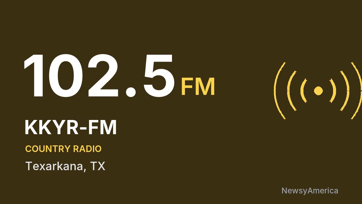 KKYR-FM 102.5 FM – Texarkana