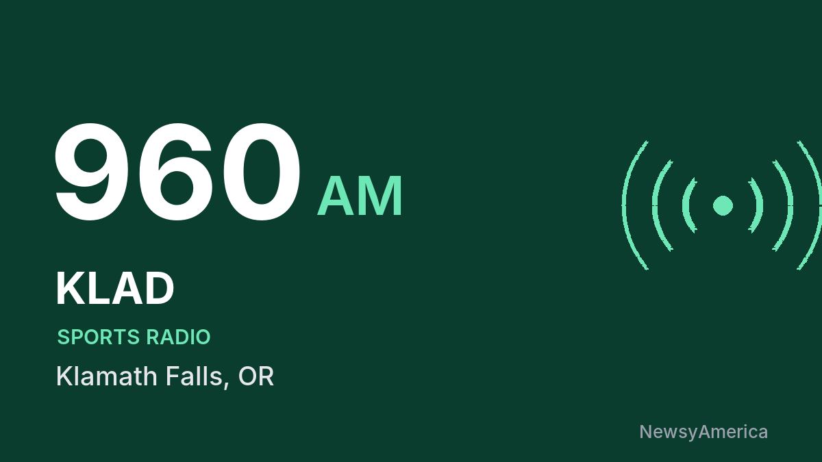 KLAD 960 AM – Klamath Falls
