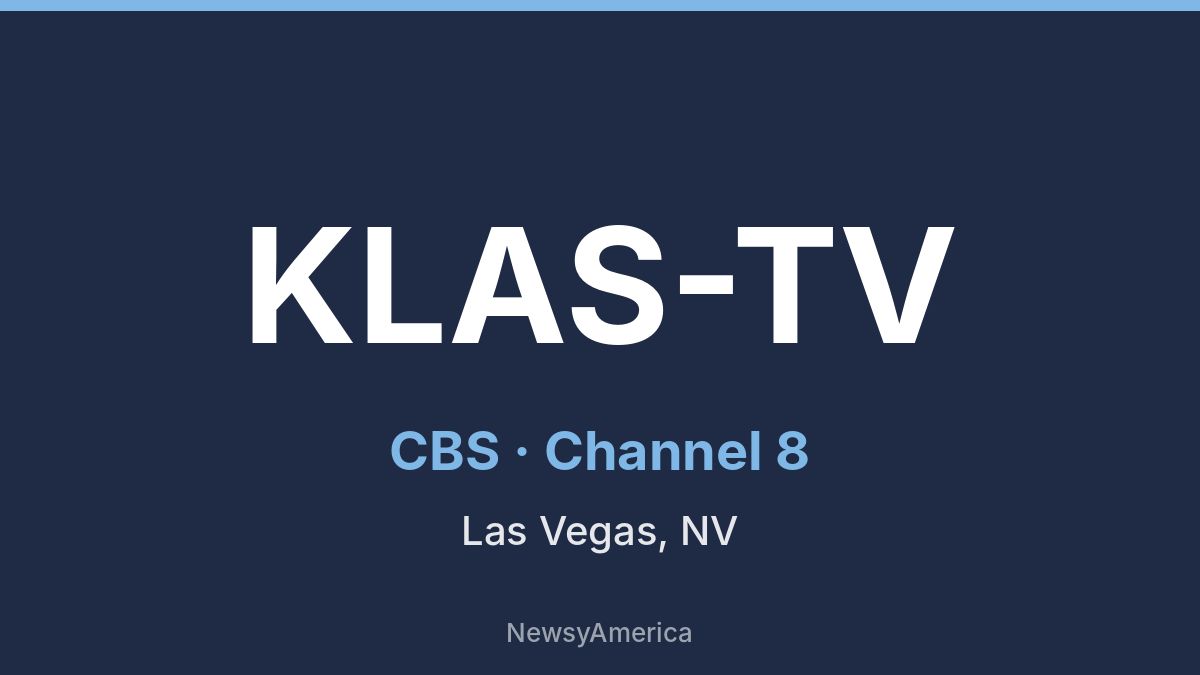 KLAS-TV – CBS 8 Las Vegas