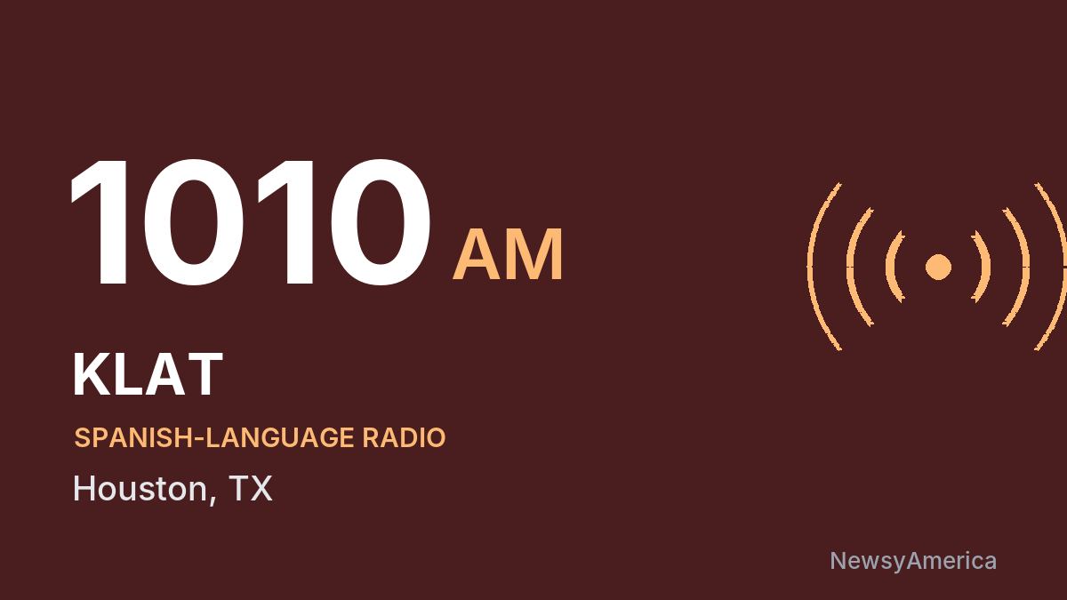 KLAT 1010 AM – Houston