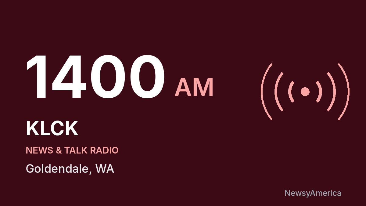 KLCK 1400 AM – Goldendale
