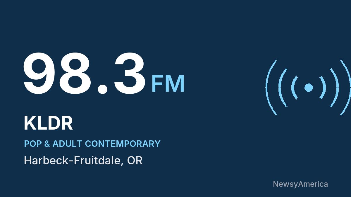 KLDR 98.3 FM – Harbeck-Fruitdale