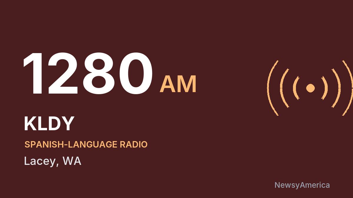 KLDY 1280 AM – Lacey
