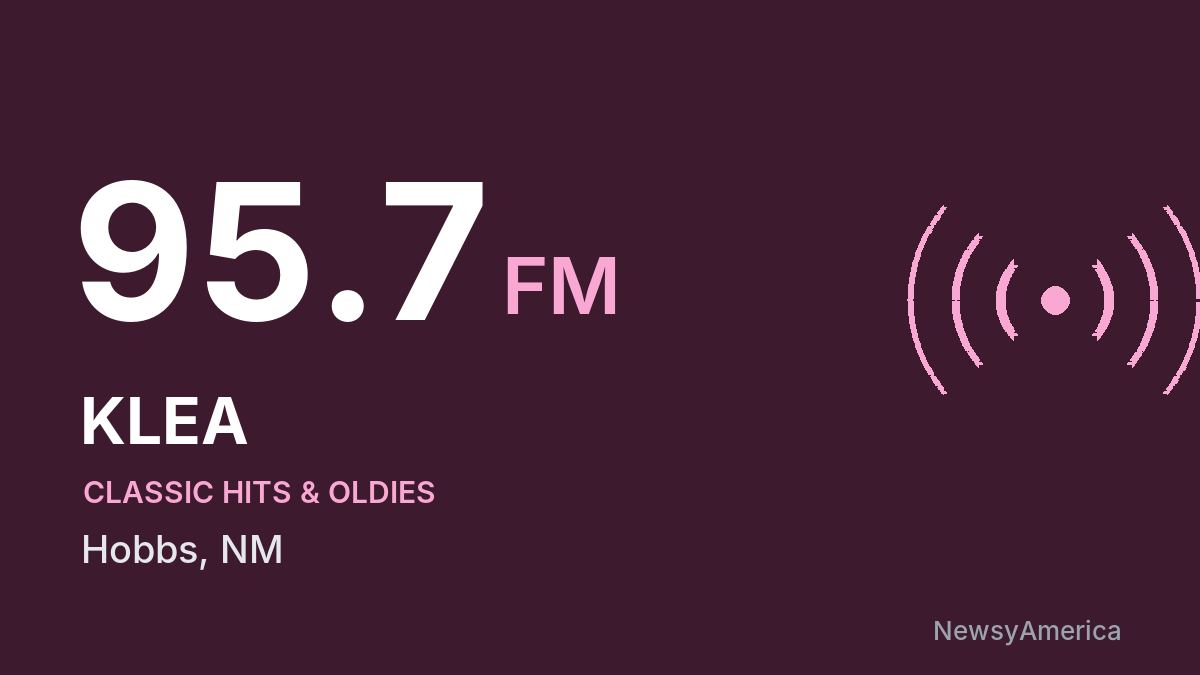 KLEA 95.7 FM – Hobbs