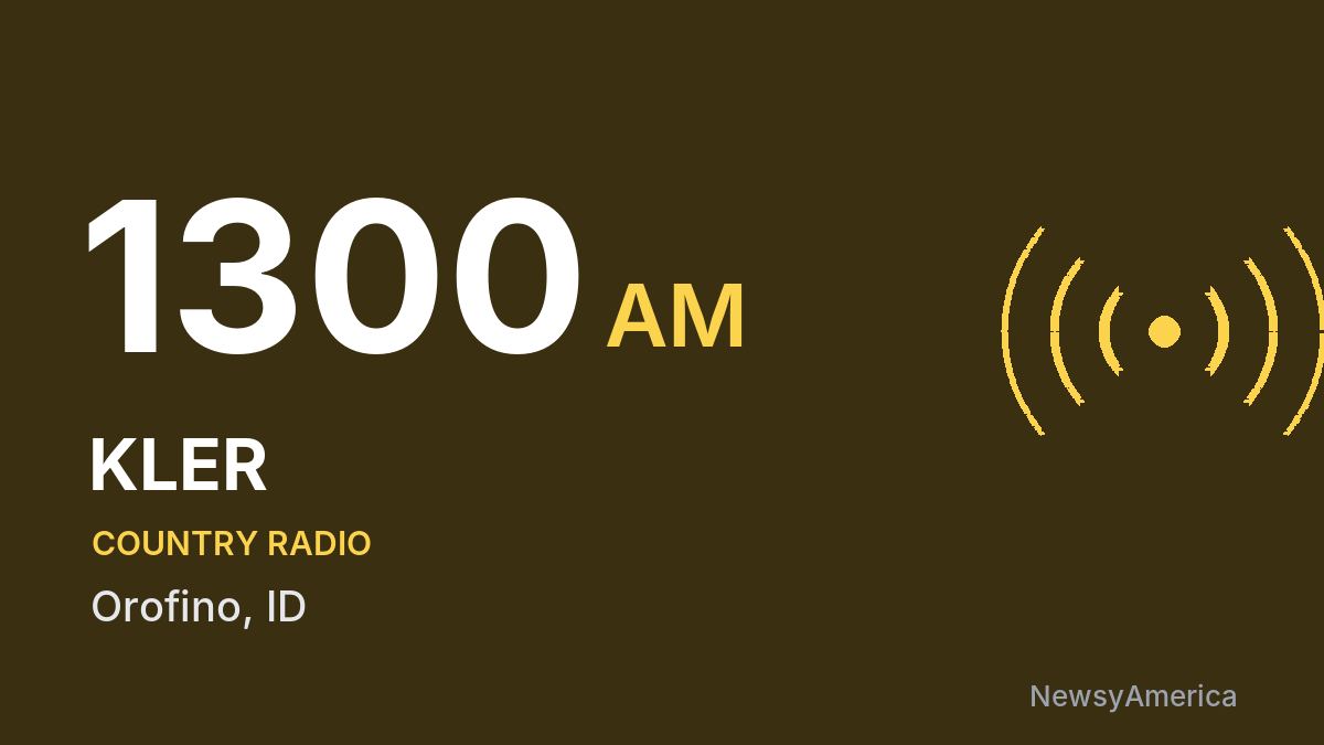 KLER 1300 AM – Orofino