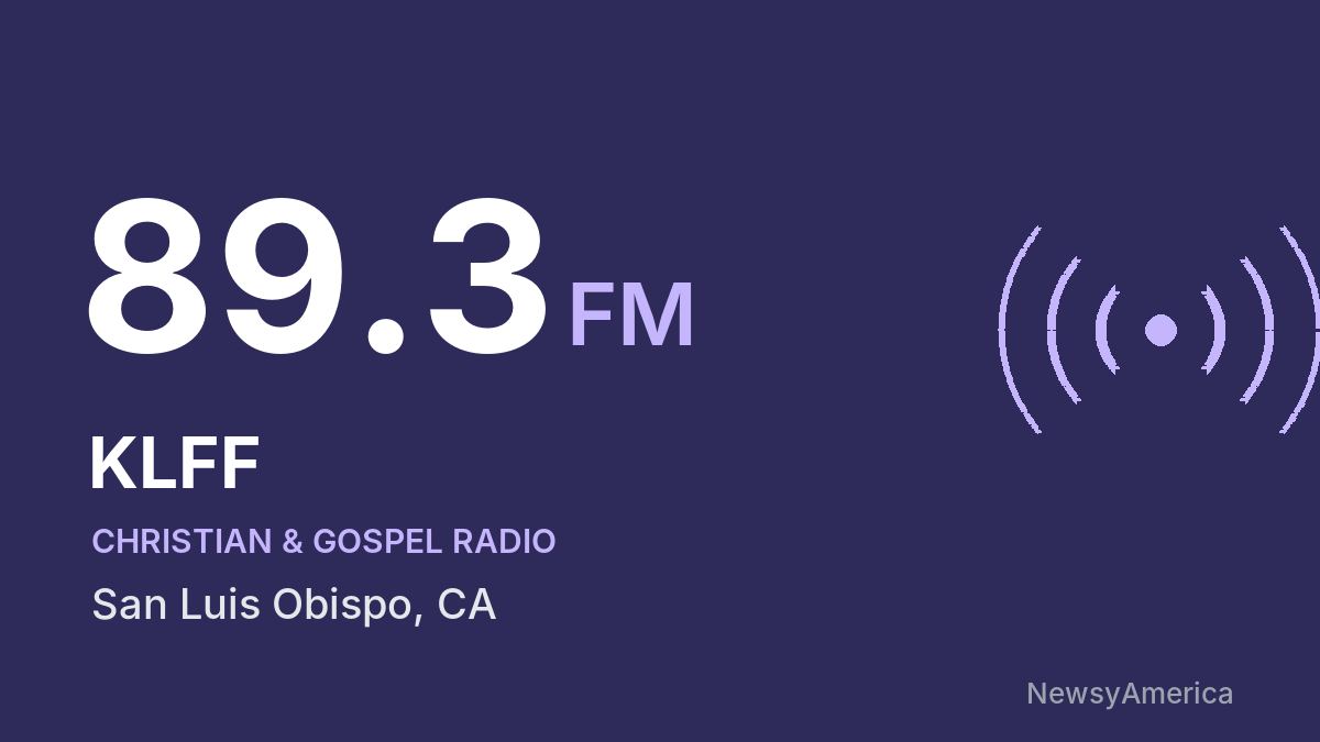 KLFF 89.3 FM – San Luis Obispo