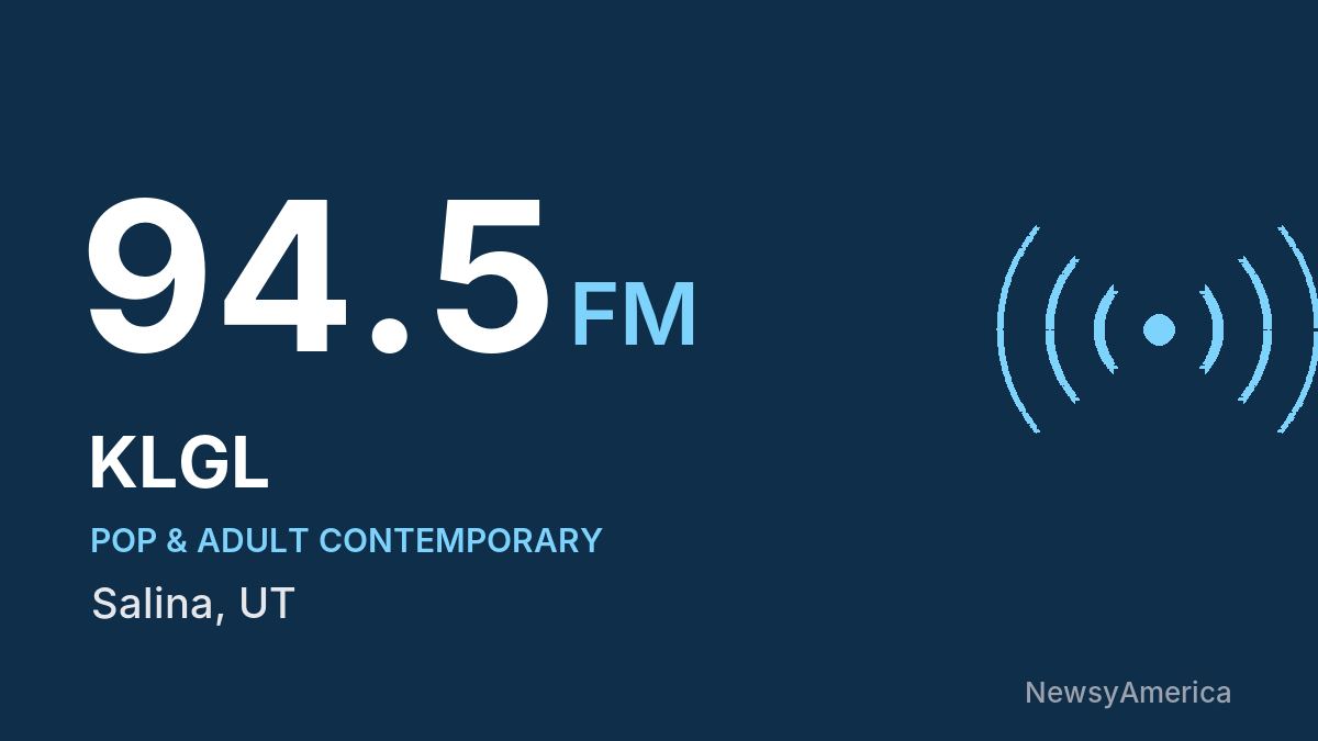 KLGL 94.5 FM – Salina