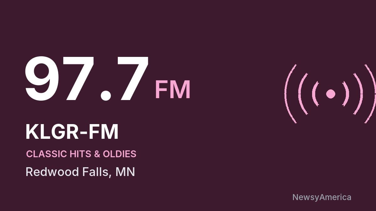 KLGR-FM 97.7 FM – Redwood Falls