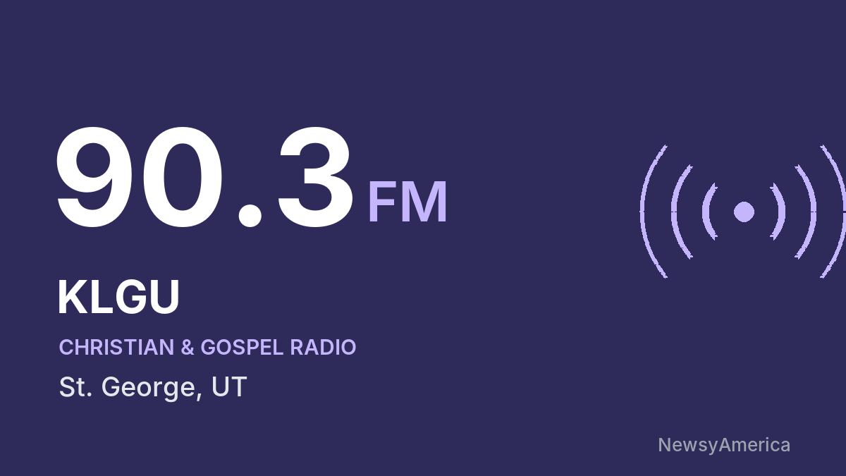 KLGU 90.3 FM – St. George