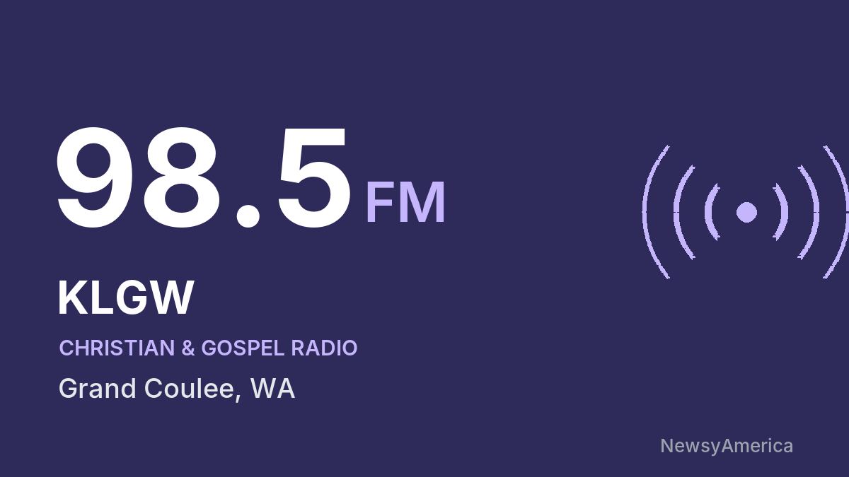 KLGW 98.5 FM – Grand Coulee