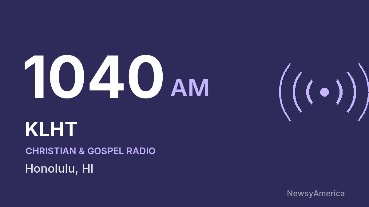 KLHT 1040 AM – Honolulu