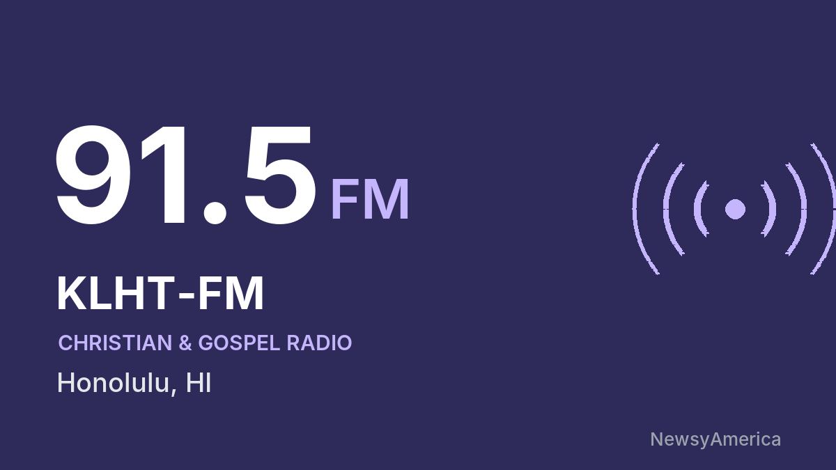 KLHT-FM 91.5 FM – Honolulu