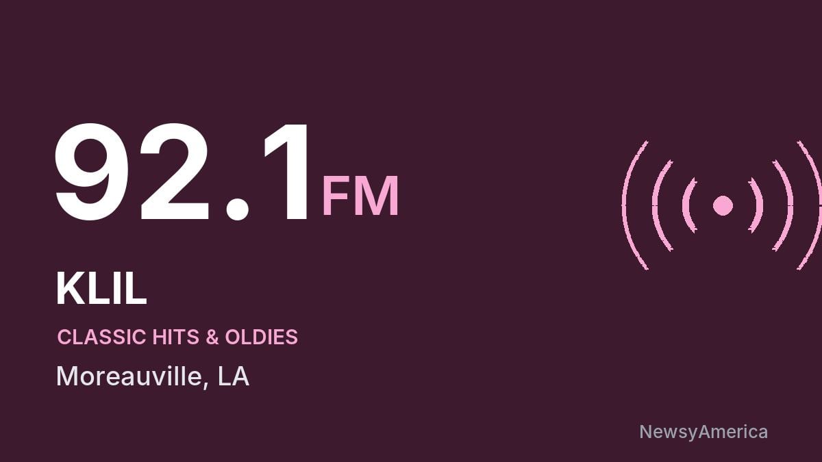 KLIL 92.1 FM – Moreauville
