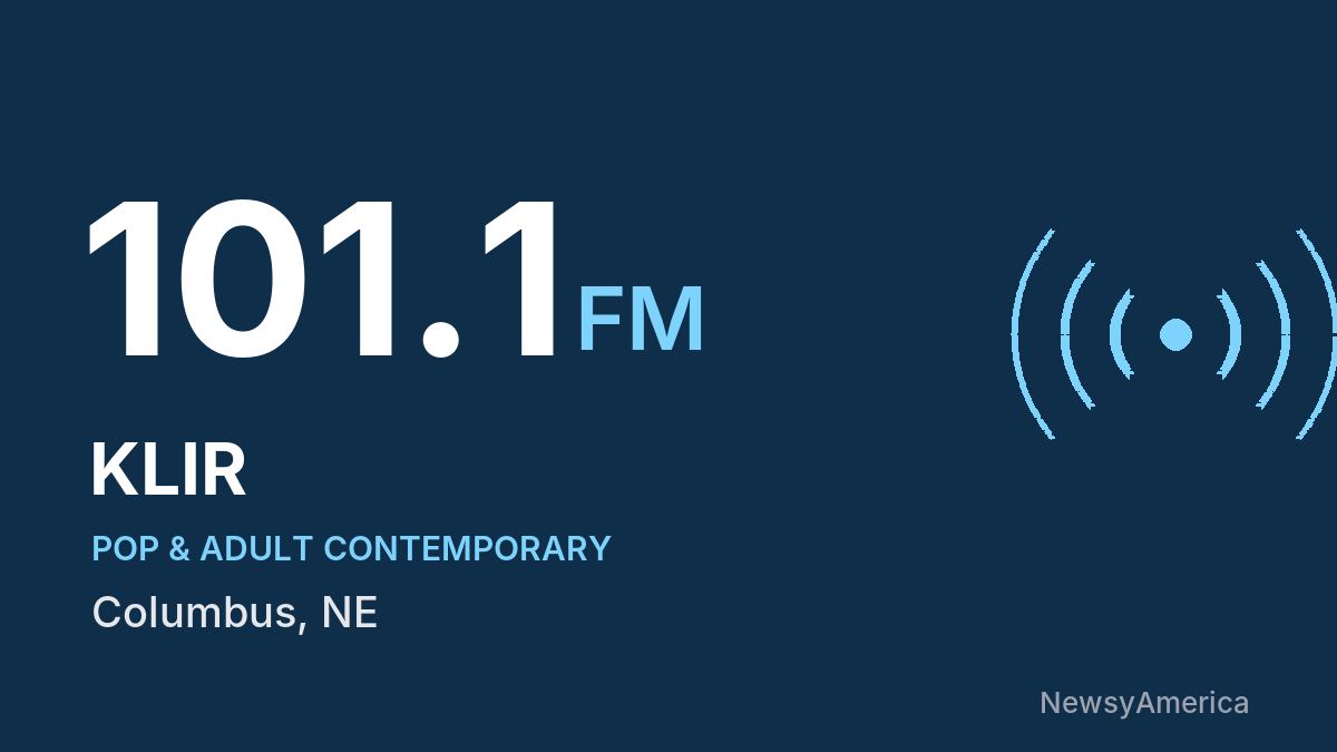 KLIR 101.1 FM – Columbus