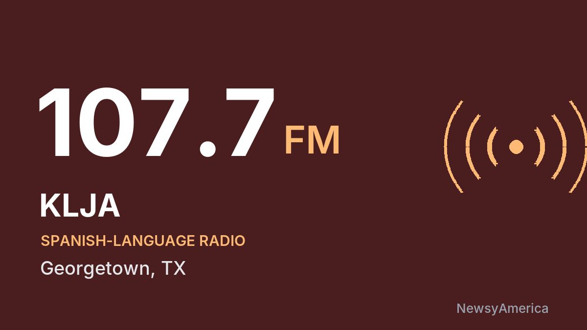 KLJA 107.7 FM – Georgetown