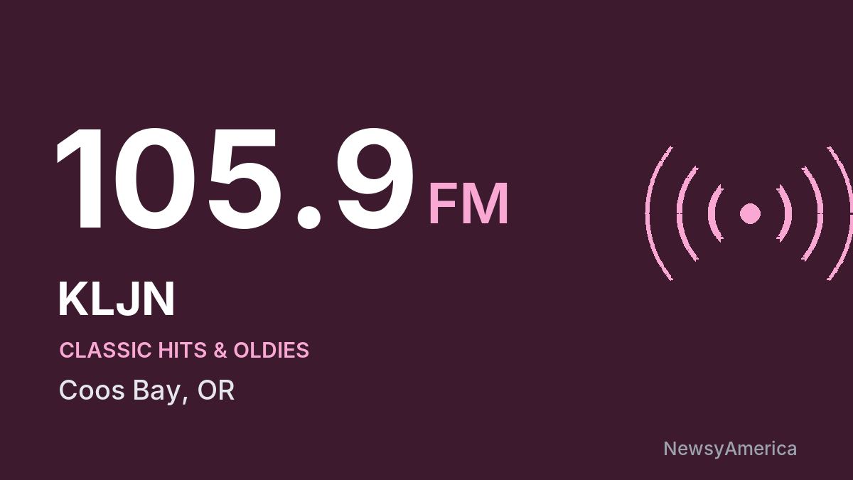 KLJN 105.9 FM – Coos Bay