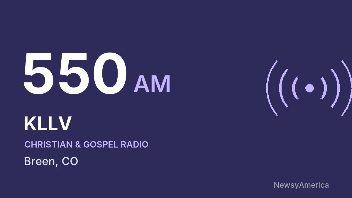 KLLV 550 AM – Breen