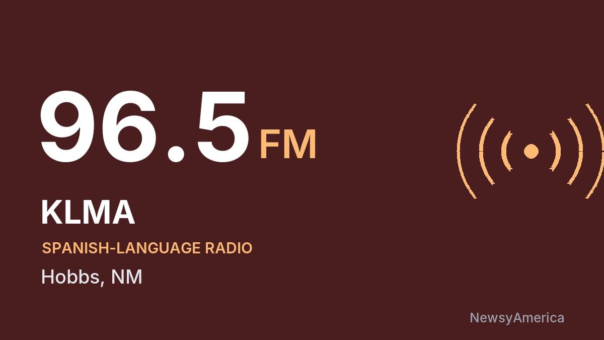 KLMA 96.5 FM – Hobbs