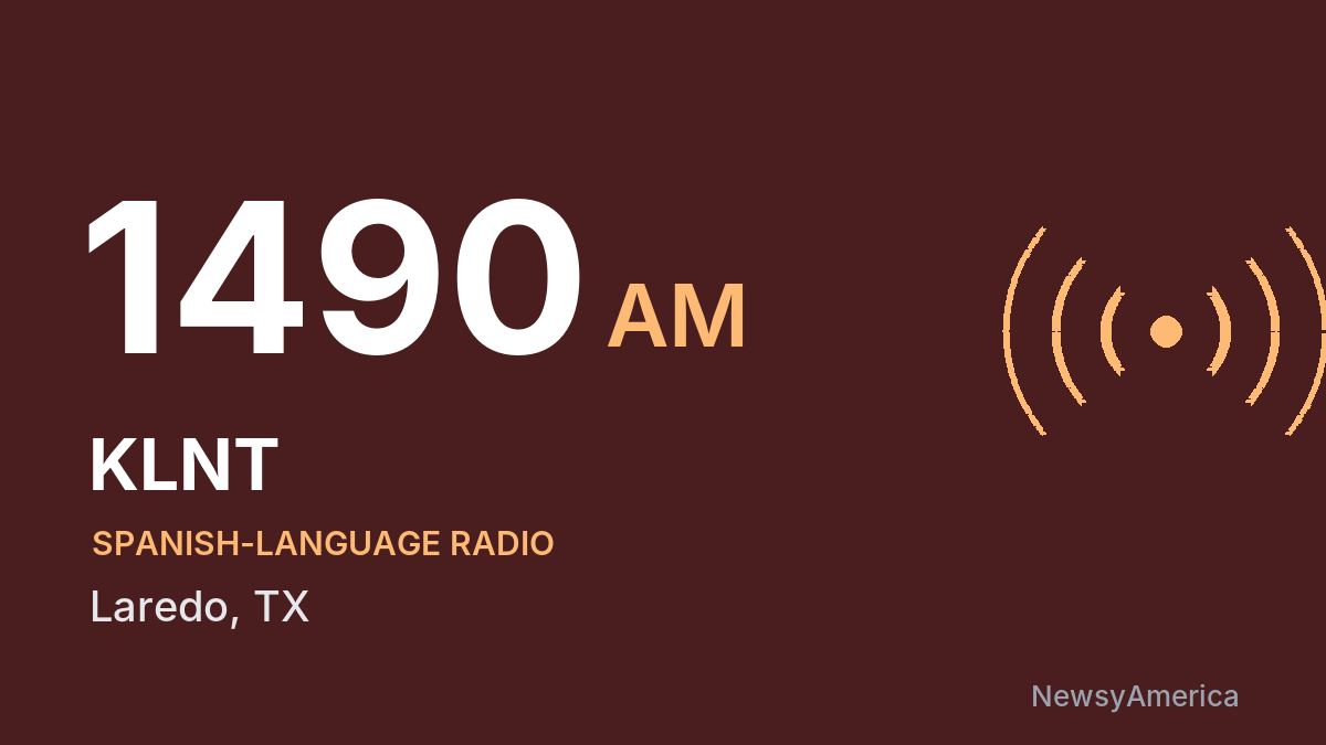 KLNT 1490 AM – Laredo