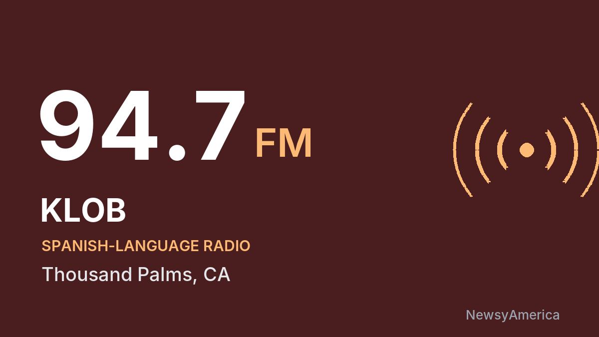 KLOB 94.7 FM – Thousand Palms