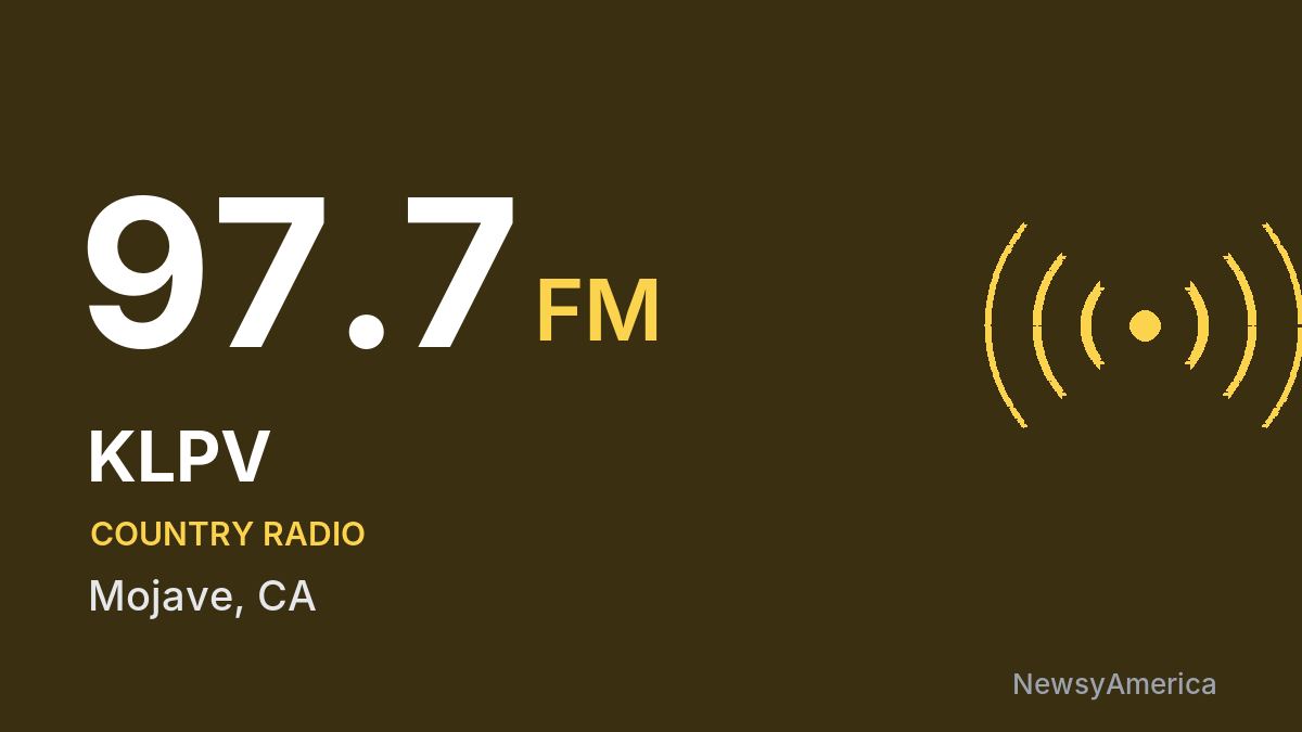 KLPV 97.7 FM – Mojave