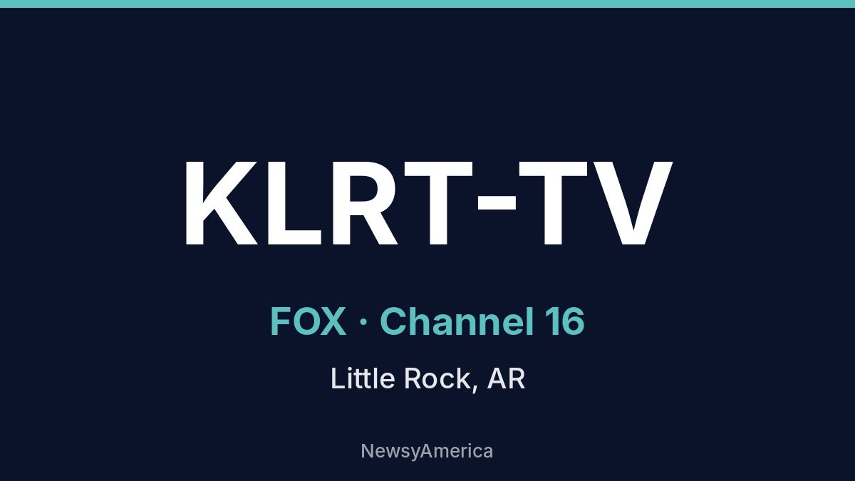 KLRT-TV – FOX 16 Little Rock