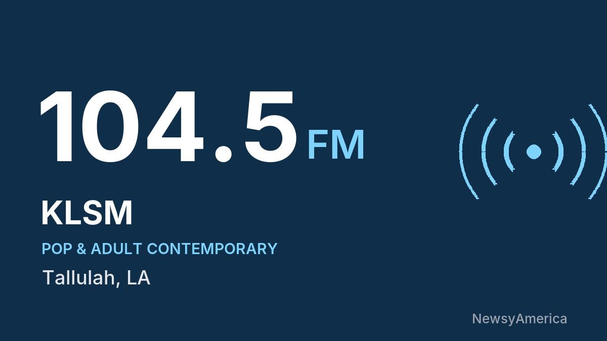 KLSM 104.5 FM – Tallulah
