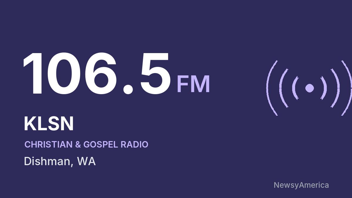 KLSN 106.5 FM – Dishman